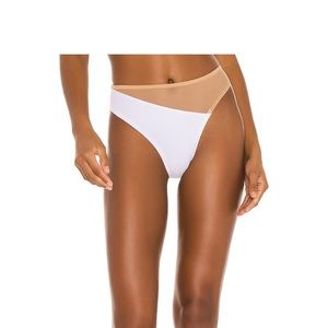 Norma kamali snake mesh bikini bottom